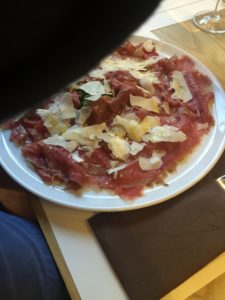 Essen in Palermo: Carpaccio
