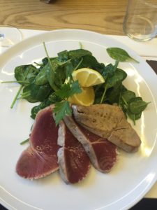Essen in Palermo: Tunfischfilet